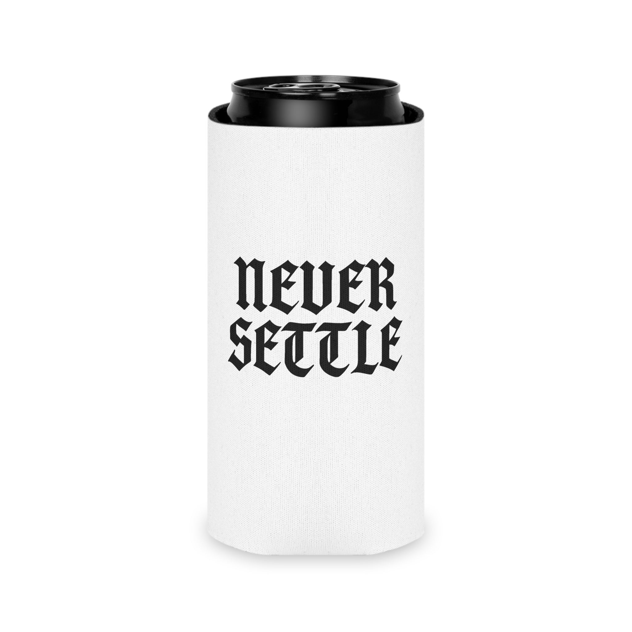 "Never" Settle Koozie