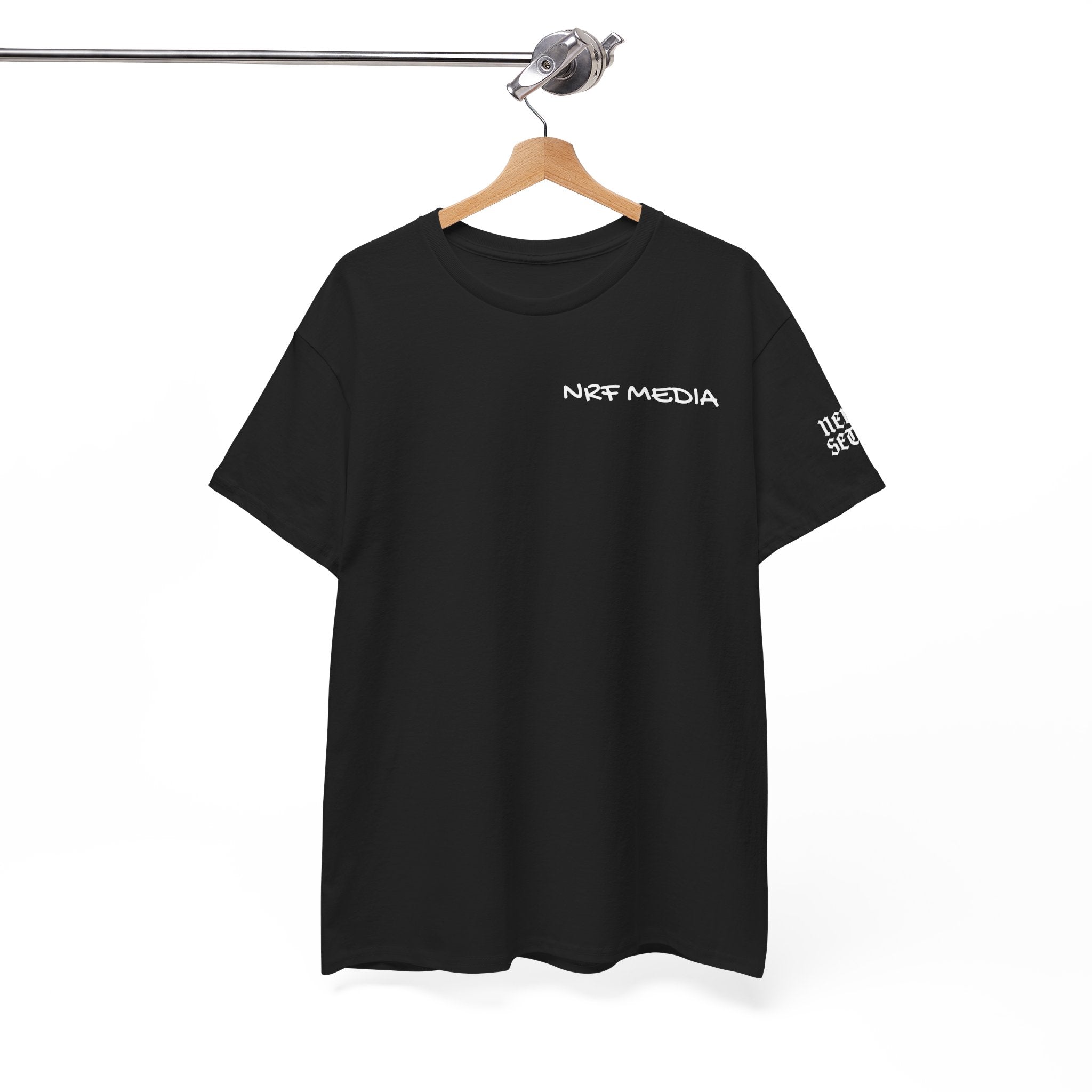 "Never Settle" Unisex Black Tee